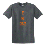 Unisex BE THE CHANGE- Unisex heather gray soft style T-shirt