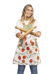 Apron Peach Print