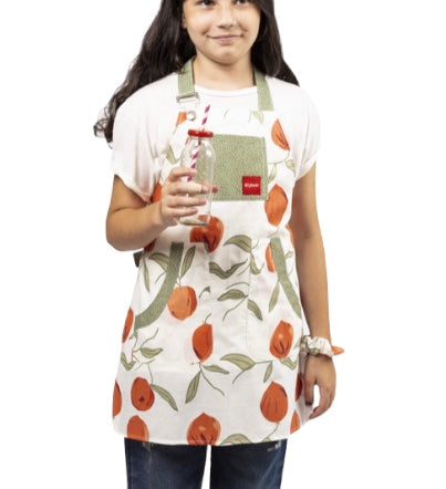 Apron KIDS Peach Print