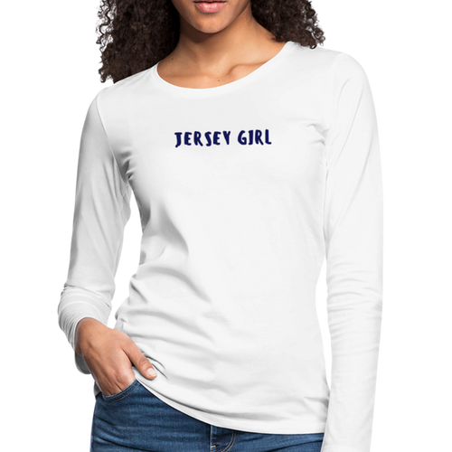 Women's Premium Long Sleeve T-Shirt - white