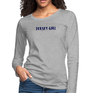 Women's Premium Long Sleeve T-Shirt - heather gray