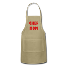 Load image into Gallery viewer, Adjustable Apron CHEF MOM - khaki
