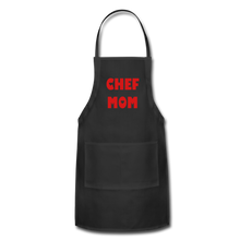 Load image into Gallery viewer, Adjustable Apron CHEF MOM - black
