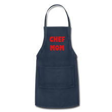 Load image into Gallery viewer, Adjustable Apron CHEF MOM - navy
