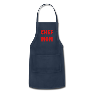 Adjustable Apron CHEF MOM - navy