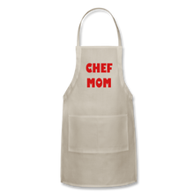 Load image into Gallery viewer, Adjustable Apron CHEF MOM - natural
