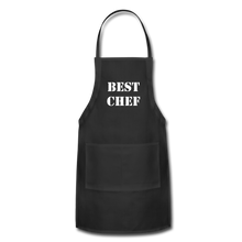 Load image into Gallery viewer, Adjustable Apron BEST CHEF - black
