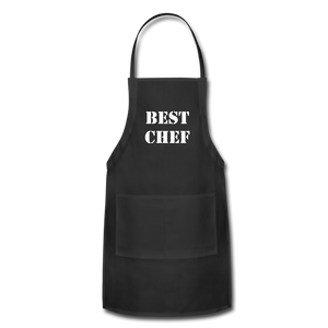 Adjustable Apron BEST CHEF - black