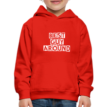 Load image into Gallery viewer, BEST GUY AROUND Kids‘ Premium Hoodie - red
