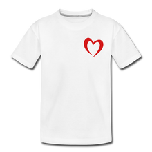 Load image into Gallery viewer, LOVE HEART Kids&#39; Premium T-Shirt - white
