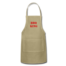 Load image into Gallery viewer, Apron BBQ KING - khaki
