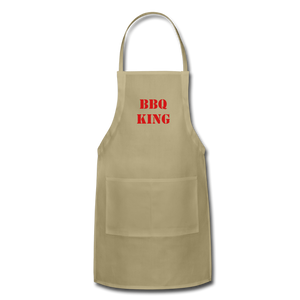 Apron BBQ KING - khaki