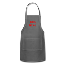 Load image into Gallery viewer, Apron BBQ KING - charcoal
