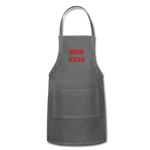 Apron BBQ KING - charcoal