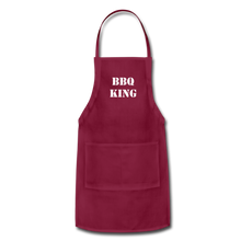 Load image into Gallery viewer, Apron BBQ KING - burgundy
