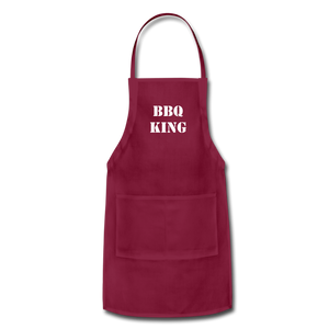 Apron BBQ KING - burgundy