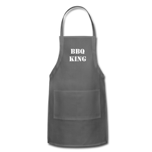 Load image into Gallery viewer, Apron BBQ KING - charcoal
