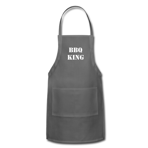 Apron BBQ KING - charcoal