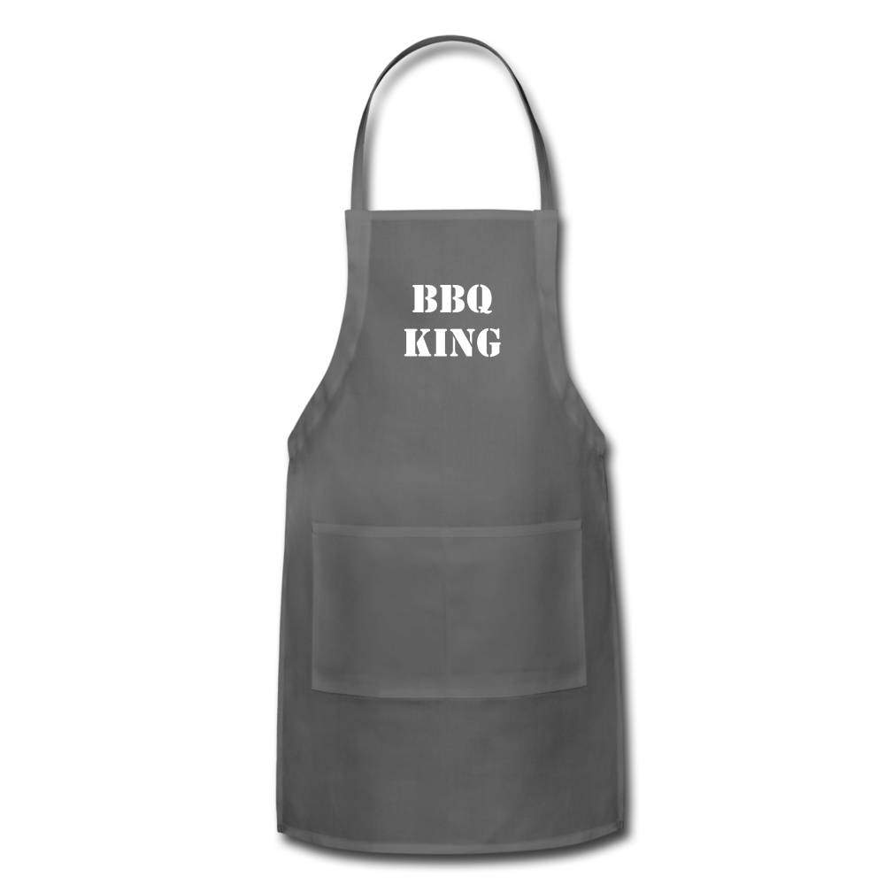 Apron BBQ KING - charcoal