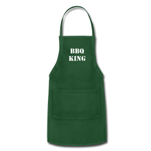 Load image into Gallery viewer, Apron BBQ KING - forest green
