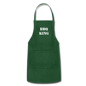 Apron BBQ KING - forest green