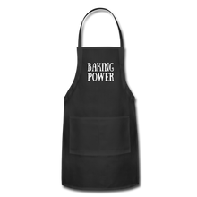 Load image into Gallery viewer, Apron BAKING POWER - black
