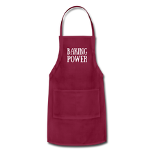 Load image into Gallery viewer, Apron BAKING POWER - burgundy
