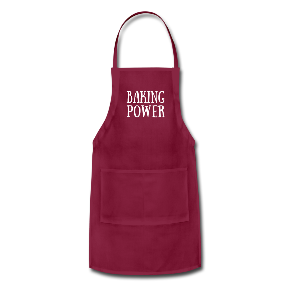 Apron BAKING POWER - burgundy