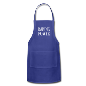 Apron BAKING POWER - royal blue