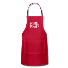 Load image into Gallery viewer, Apron BAKING POWER - red
