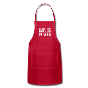 Apron BAKING POWER - red