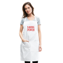 Load image into Gallery viewer, Apron BAKING POWER - white
