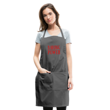 Load image into Gallery viewer, Apron BAKING POWER - charcoal
