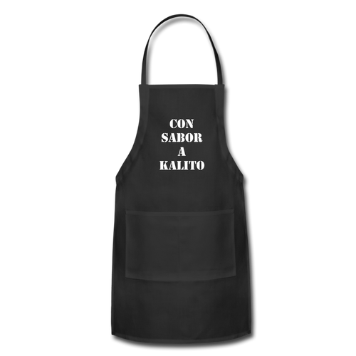 Apron Con Sabor a - black