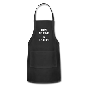 Apron Con Sabor a - black