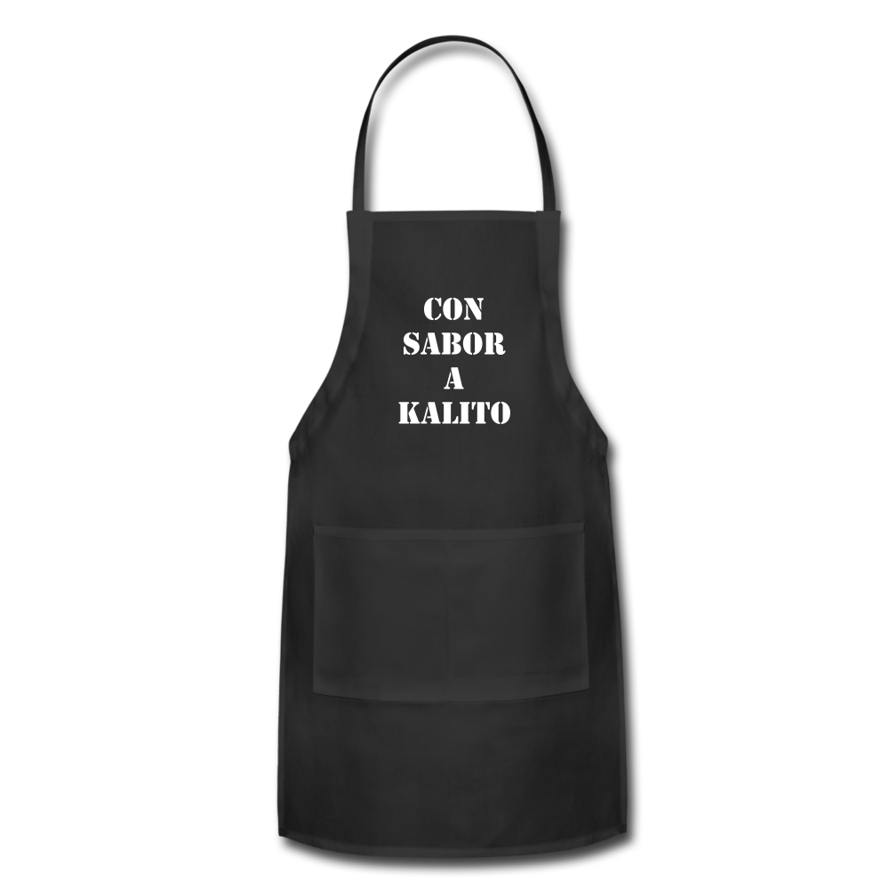 Apron Con Sabor a - black