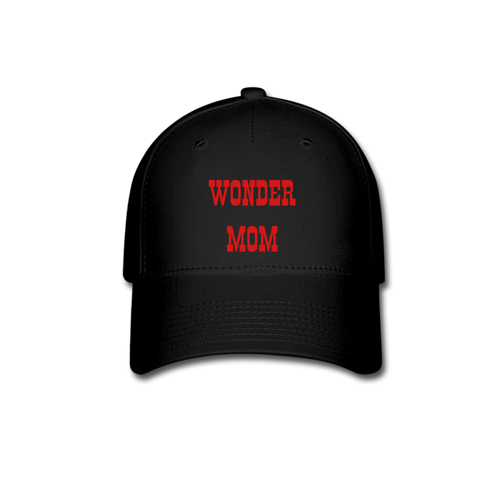 WONDER MOM Baseball Cap - black