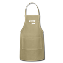 Load image into Gallery viewer, Apron CHEF DAD - khaki
