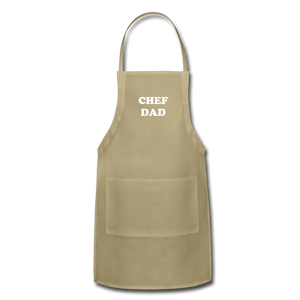 Apron CHEF DAD - khaki