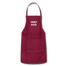 Load image into Gallery viewer, Apron CHEF DAD - burgundy
