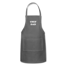 Load image into Gallery viewer, Apron CHEF DAD - charcoal
