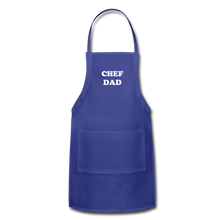 Load image into Gallery viewer, Apron CHEF DAD - royal blue
