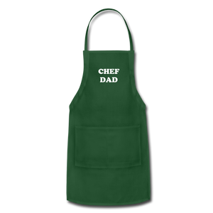 Apron CHEF DAD - forest green