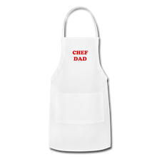 Load image into Gallery viewer, Apron CHEF DAD - white
