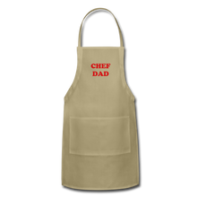 Load image into Gallery viewer, Apron CHEF DAD - khaki
