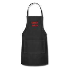 Load image into Gallery viewer, Apron CHEF DAD - black
