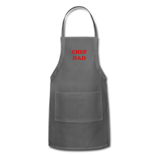 Load image into Gallery viewer, Apron CHEF DAD - charcoal
