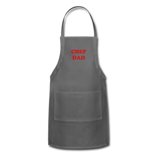 Apron CHEF DAD - charcoal