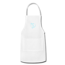 Load image into Gallery viewer, Customized Apron SHOSHI CAFE (light blue logo) - white
