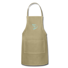 Load image into Gallery viewer, Customized Apron SHOSHI CAFE (light blue logo) - khaki
